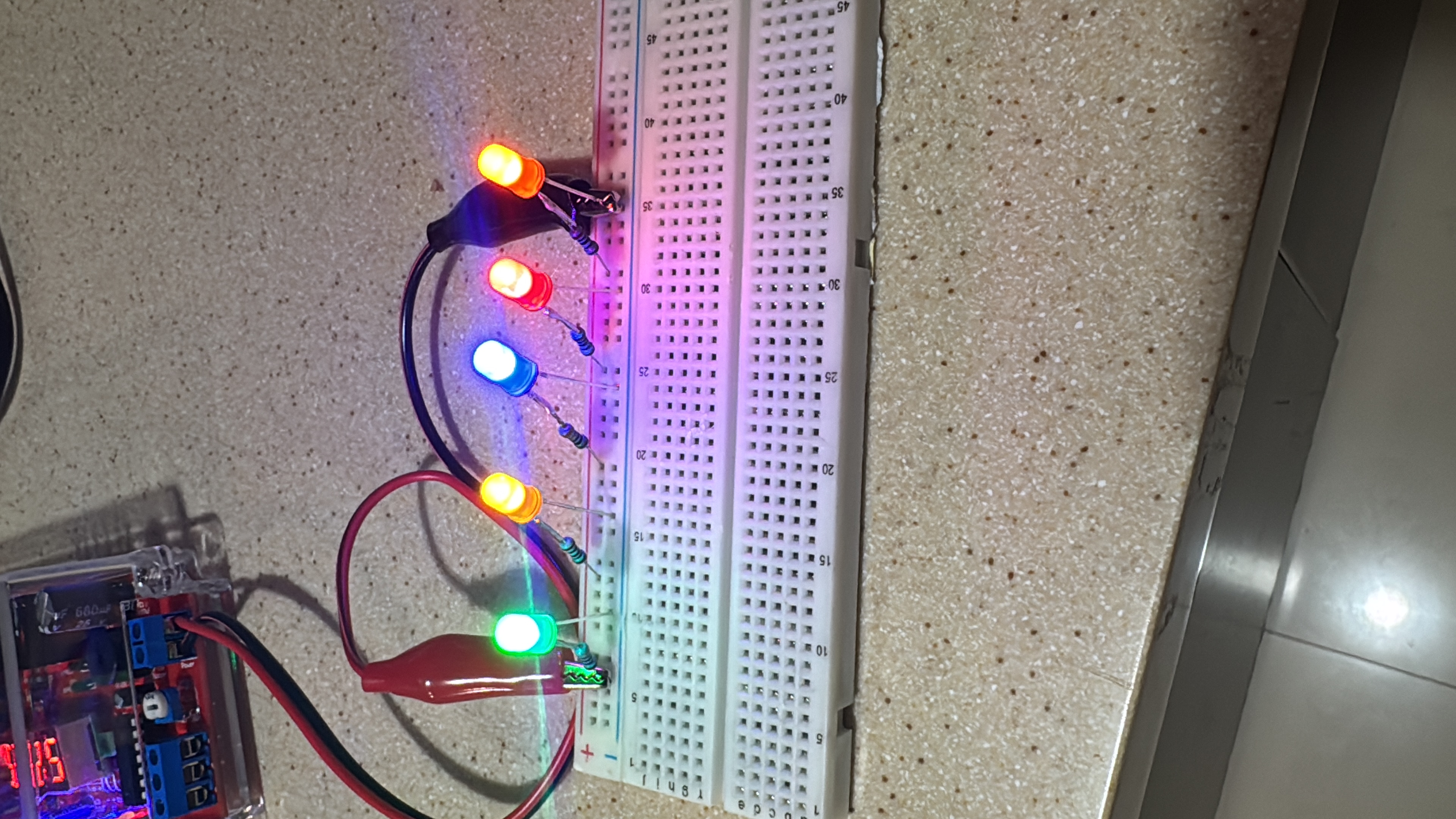 Prueba en Protoboard