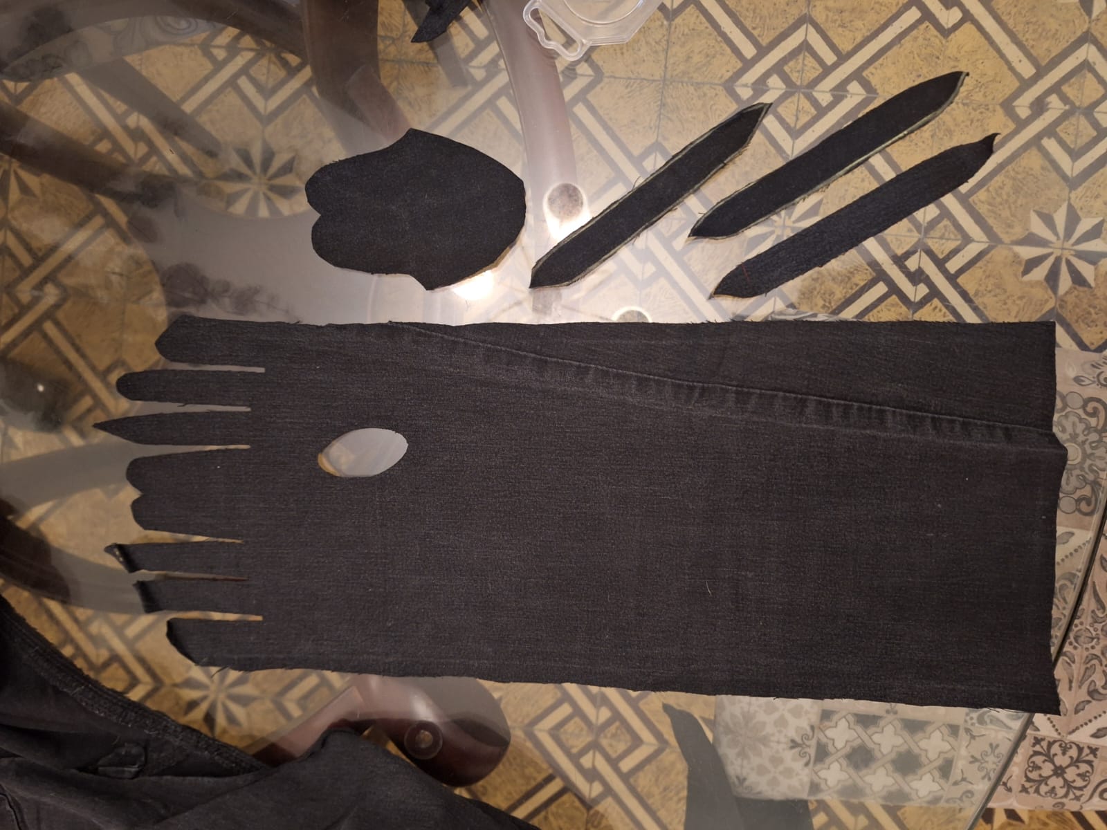 Corte de las piezas textiles